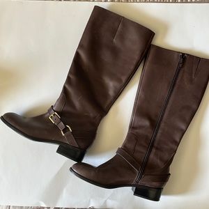 Lauren. Ralph Lauren Rider Boots. Size 6. All leather. 14.25” inches tall.